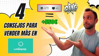 ✅CÓMO GANAR MÁS DINERO EN WALLAPOP  HAZ ESTO Y MULTIPLICA TUS VENTAS💰🚀 [upl. by Ahsilla]