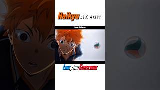 Haikyu 4k Edit haikyuu haikyuuedit vollyball hinatashoyo kageyama animeshorts shorts [upl. by Okkin]