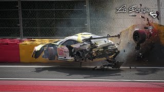 6 Hours of Spa 2024 Hyperpole  Huge Crash Alex Malykhin  Porsche 911 GT3 R LMGT3 [upl. by Aznerol]