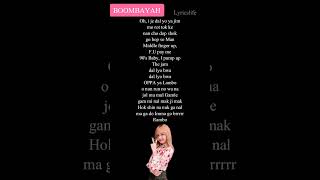 BOOMBAYAH  Lisa Rap Lyrics blackpinklisakpoptrendingshortslyricslife [upl. by Shayna]