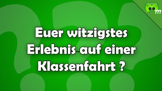 Euer witzigstes Erlebnis auf einer Klassenfahrt   Frag PietSmiet [upl. by Dalila]