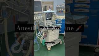 Anesthesia machineanesthesia 💉technician KGMUkgmuanesthesiamachinembbsbscnursingparamedical [upl. by Cadel]