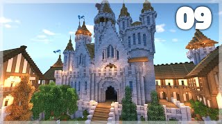 Minecraft How to Build a Medieval Castle  Huge Medieval Castle Tutorial  Part 9 [upl. by Adamok]