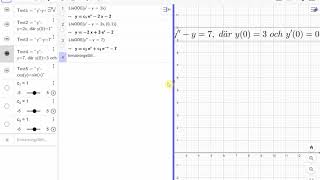 Matematik 5 Lösa differentialekvationer med geogebra [upl. by Elke]