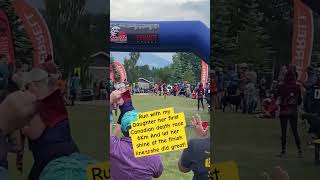 My Little Canadian Death race runner runner race alberta canadalife racetime 2024 [upl. by Aliuqaj]