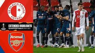 Slavia Prague vs Arsenal Extended Highlights  UCL on CBS Sports [upl. by Hctub]