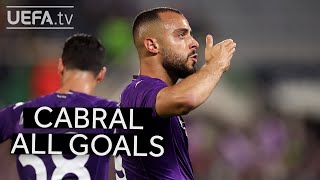 FIORENTINA v WEST HAM  Arthur CABRAL All UECL GOALS [upl. by Ada]