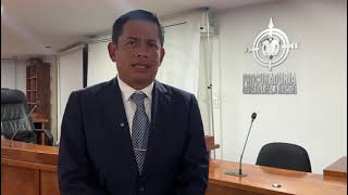 Procurador Delegado de la Sala Ordinaria de Juzgamiento Ernesto Jesús Espinosa Jiménez [upl. by Jemena]