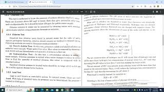 L4 Chemical Tests of Water hardnesstest hehnertest versenatetest chlorinetest dotest [upl. by Sumedocin]