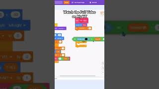 PLATFORMER INSIDE SCRATCH tutorial games shorts [upl. by Eibo]