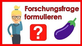 Forschungsfrage formulieren für deine BachelorarbeitHausarbeit  Das Geheimnis [upl. by Leo305]