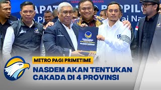 NasDem Gelar Rapat Pleno Tentukan Calon Kepala Daerah di 4 Provinsi [upl. by Poree]