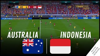 Timnas Indonesia vs Australia Asia 2023 Simulasi permainan video [upl. by Blumenthal]