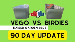 Birdies Raised Garden Bed vs Vego Garden Bed Review 90 Day Update [upl. by Olympia314]