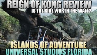 Universal Studios Florida Information And Review New Skull Island Reign Of Kong Ride Review [upl. by Sheela]