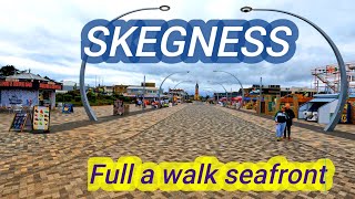 SKEGNESS Full tour of Seafront from beach and pier Walk wideo gimbalwalkwithwe [upl. by Evol]