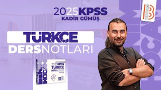 12 KPSS Türkçe  İsim Tamlamaları  Kadir Gümüş  2025 [upl. by Mosnar953]