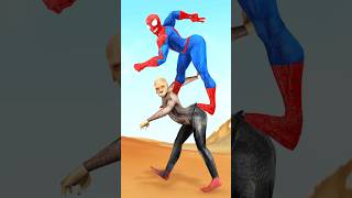 SpiderMan Horror Evolution From Hero to Horrifying Creature 🕷️🧟‍♂️🔥👀 shorts spiderman marvel [upl. by Solram]