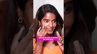 Pink Under Eye Makeup Trend  Dusky Skin Makeup Tips  Makeup Trends 2023  Myntra Shorts [upl. by Custer437]