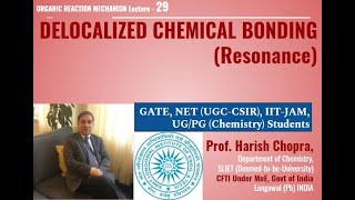 Delocalized Chemical Bonding Resonance  Prepare for GATE JAM NET [upl. by Selhorst518]