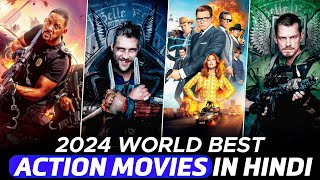 Top 8 NonStop ACTION Movies On Netflix Prime Vedio  2024 Hollywood Action Movies in Hindi Dubbed [upl. by Bartie]