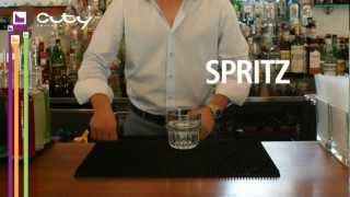 City Bar Italia Cocktail tutorial  spritz ml [upl. by Agarhs]