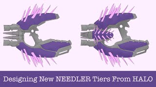 Designing New NEEDLER TIERS from HALO 🔫 conceptart [upl. by Cloris407]