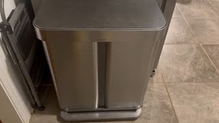 simplehuman 58 Liter153 Gallon Step Can Liner Pocket Quick Review [upl. by Donelson598]