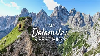 The 5 best hikes of the Dolomites in Italy [upl. by Rep]