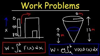 Work Problems  Calculus [upl. by Nekcarb]