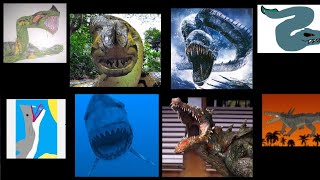 Piranhaconda Razoortooh Super Shark and Supergator Video Musical [upl. by Benildis]