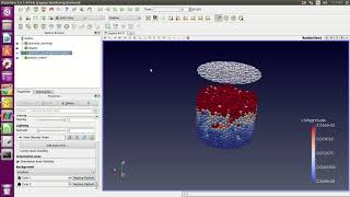 Uniaxial Compression in LIGGGHTS [upl. by Gambell]