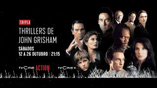 Tripla Thrillers De John Grisham  Sábados 12 A 26 Outubro 2115  TVCine ACTION [upl. by Gilges853]