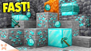 Most Efficient Ways to Find Diamonds in Minecraft 120  Bedrock amp Java [upl. by Eleira]