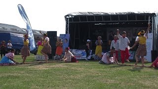 Kids do tinikling Philippines folk dance [upl. by Pincus749]