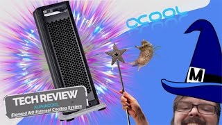 Tech Review Alphacool Eiswand 360 AIO External Cooling System [upl. by Norramic]