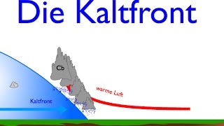 Der Durchlauf einer Zyklone Teil II Die Kaltfront [upl. by Win944]