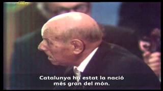 Discurs de Pau Casals davant lONU en recollir la Medalla de la Pau el 1971 [upl. by Aslin]