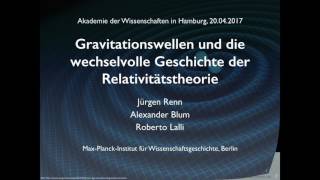 Einsteins Gravitationswellen und die wechselvolle Geschichte der Relativitätstheorie [upl. by Otiragram513]