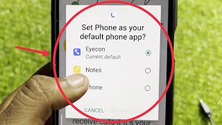 Eyecon Remove Default Dialer  Set Phone as your default phone App  kaise hataye Eyecon Default ko [upl. by Imarej]