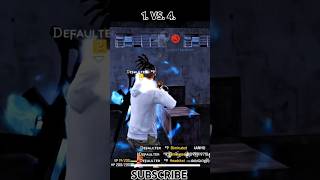 RangeFire 1v4 DOUBLE CLICK 👍🏻👍🏻freefire trending shortsviralvideo comedy funny [upl. by Anastasie]