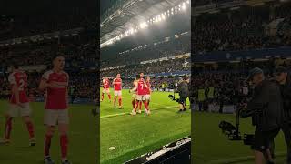 Leandro Trossard scores to equalise for Arsenal at Stamford Bridge [upl. by Runkel]