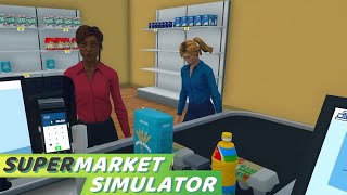 スーパーの店員になるゲームがこんなに面白いことあるか？ 01【Supermarket Simulator】 [upl. by Modesty]