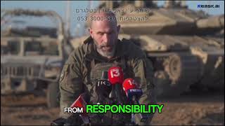 Brigadier General Dan Goldfuss Delivers Unprecedented Unity Speech from Gaza Frontline [upl. by Nehtiek]