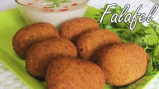 Falafel Recipe  How to make Falafel at home  Kanaks Kitchen [upl. by Eelessej]