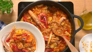 🥘 Paella de marisco  Recetas Nestlé Cocina [upl. by Neersin703]