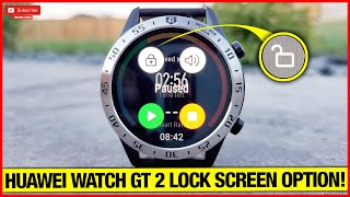 Huawei Watch GT 2 Lock Screen Option [upl. by Rinna353]