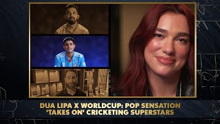 Pop sensation Dua Lipa zooms Team India amp NZ stars ft KL Rahul Gill [upl. by Tihom]