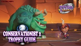 Spyro 2 Riptos Rage  Conservationist 2 Trophy  Achievement Guide  Defeat Gulp without fodder [upl. by Nimsaj]