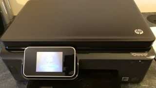 HP Photosmart 6520 Printer  Unboxing amp setup [upl. by Oicnerual]